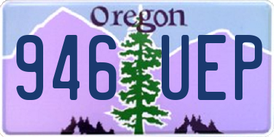 OR license plate 946UEP