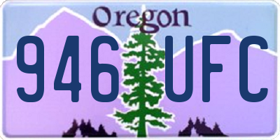 OR license plate 946UFC