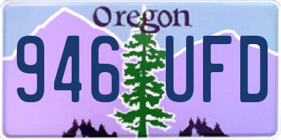 OR license plate 946UFD