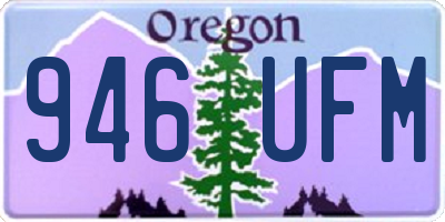 OR license plate 946UFM