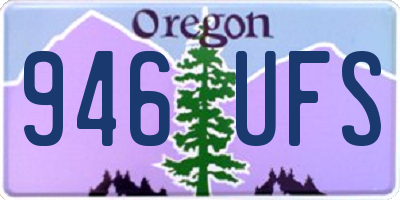 OR license plate 946UFS