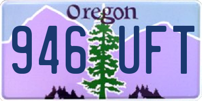 OR license plate 946UFT