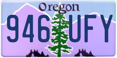 OR license plate 946UFY