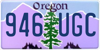 OR license plate 946UGC