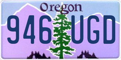 OR license plate 946UGD