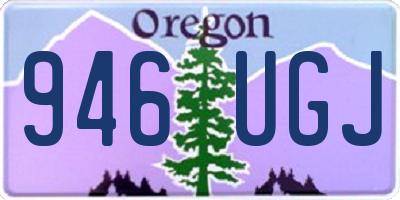 OR license plate 946UGJ