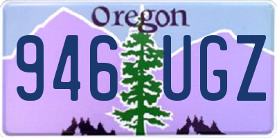 OR license plate 946UGZ