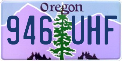 OR license plate 946UHF
