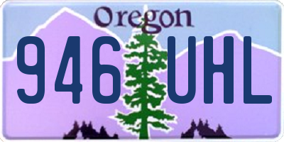OR license plate 946UHL