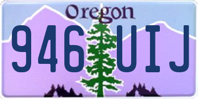 OR license plate 946UIJ
