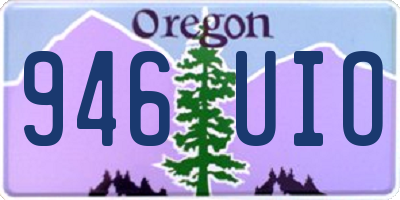 OR license plate 946UIO