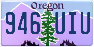 OR license plate 946UIU