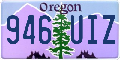 OR license plate 946UIZ