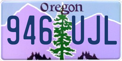 OR license plate 946UJL