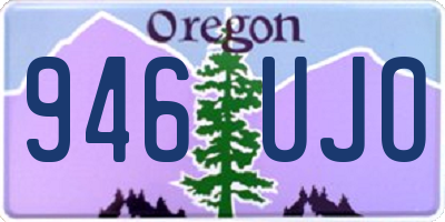 OR license plate 946UJO