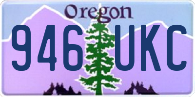 OR license plate 946UKC
