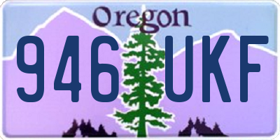 OR license plate 946UKF