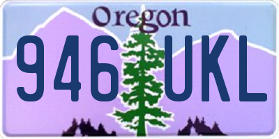 OR license plate 946UKL