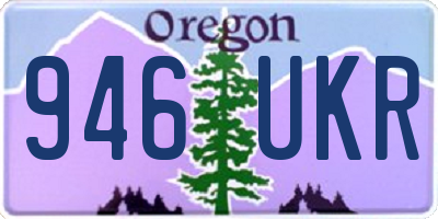 OR license plate 946UKR