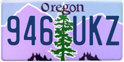 OR license plate 946UKZ