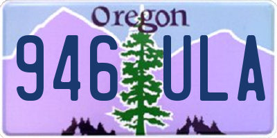 OR license plate 946ULA
