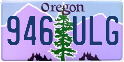 OR license plate 946ULG