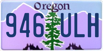 OR license plate 946ULH