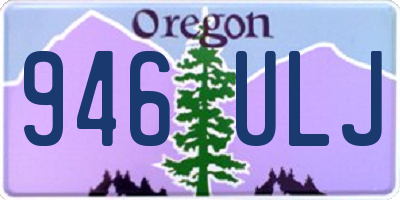 OR license plate 946ULJ