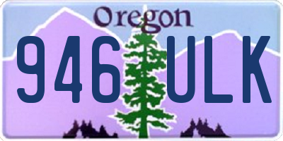OR license plate 946ULK