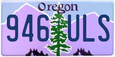 OR license plate 946ULS