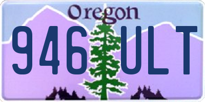 OR license plate 946ULT