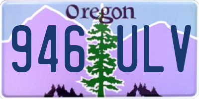 OR license plate 946ULV