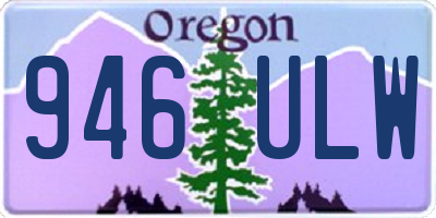 OR license plate 946ULW