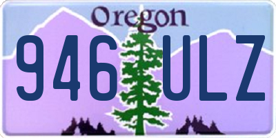 OR license plate 946ULZ