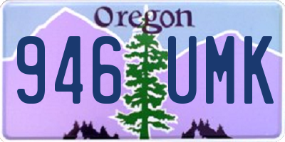 OR license plate 946UMK