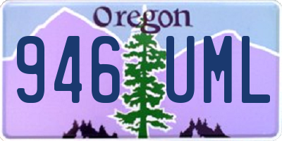 OR license plate 946UML