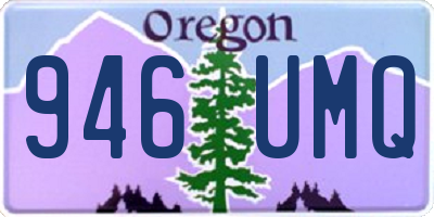 OR license plate 946UMQ