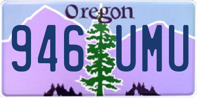 OR license plate 946UMU