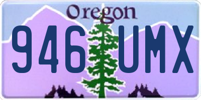 OR license plate 946UMX
