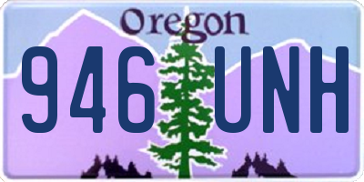 OR license plate 946UNH