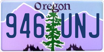 OR license plate 946UNJ