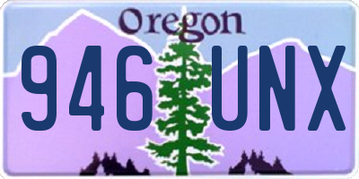 OR license plate 946UNX