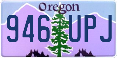 OR license plate 946UPJ