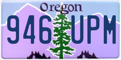 OR license plate 946UPM