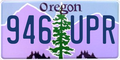OR license plate 946UPR