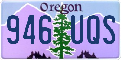 OR license plate 946UQS