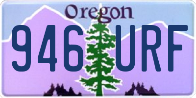 OR license plate 946URF