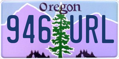OR license plate 946URL