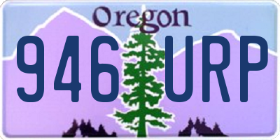 OR license plate 946URP