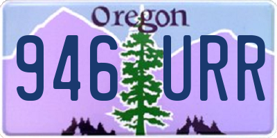 OR license plate 946URR